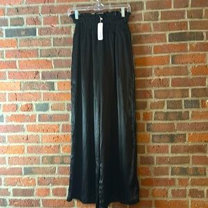 Black satin trouser new with tags